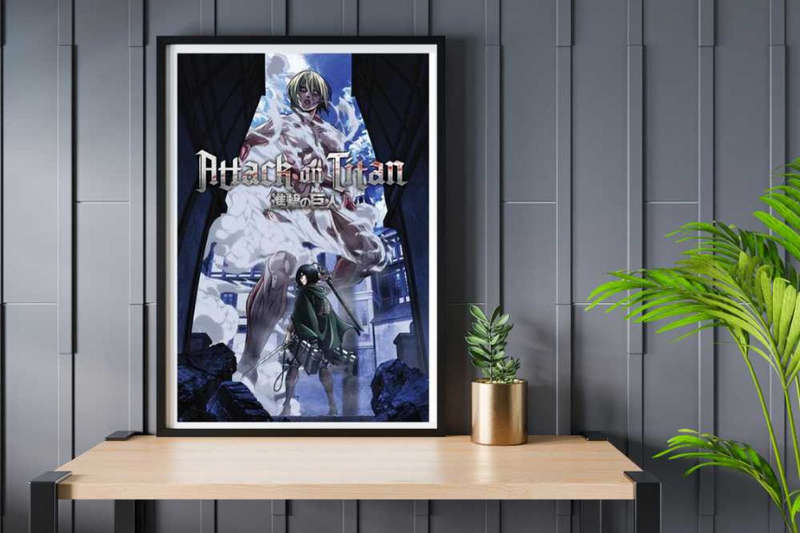 Attack on Titan S3 (Female Titan Approaches) Poster