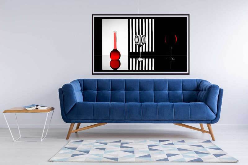Just Red by Doris Reindl - Photography poster