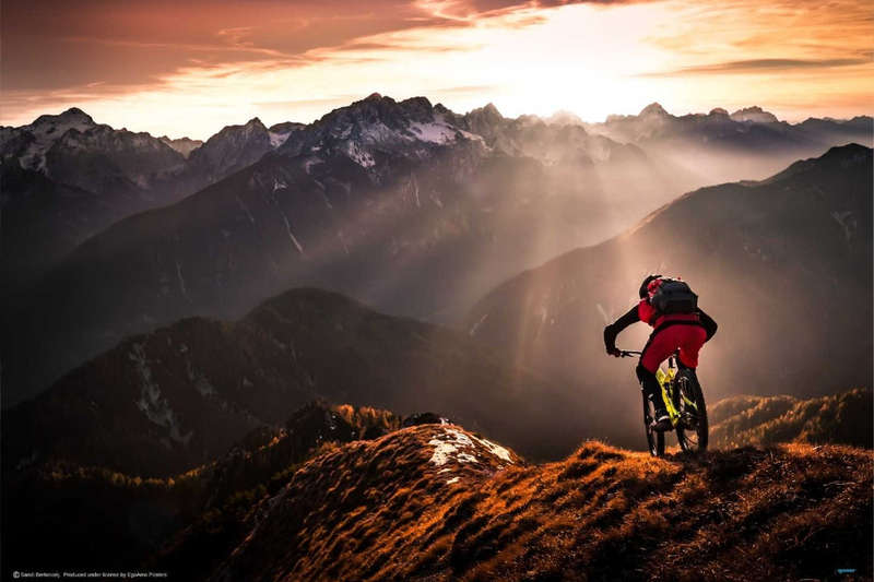 Just Ride... by Sandi Bertoncelj - Mountain Bike Poster