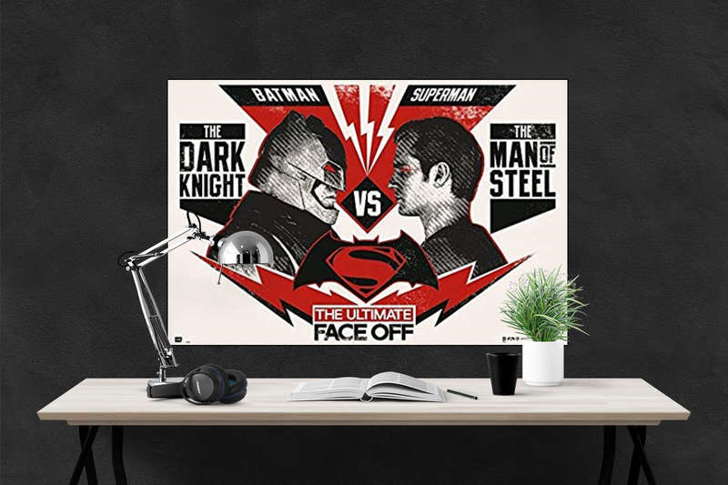 Batman vs Superman - The Ultimate Face Off Poster