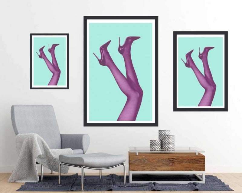 Kick up your heels #06 - Fashion Poster
