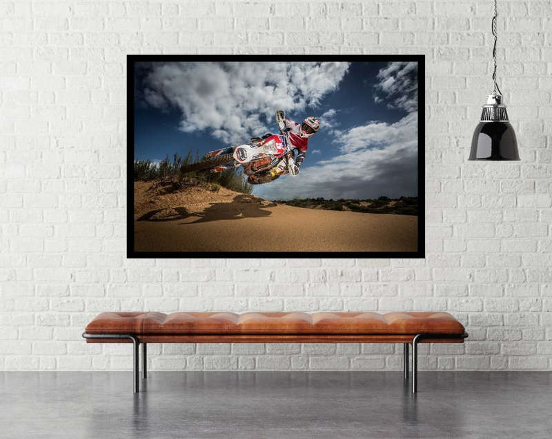 Knocked Up by Nir Amos - MotoX Sport Poster