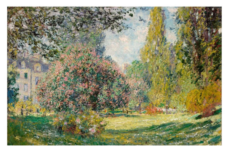 Landscape The Parc Monceau (1876) by Claude Monet - Art Poster