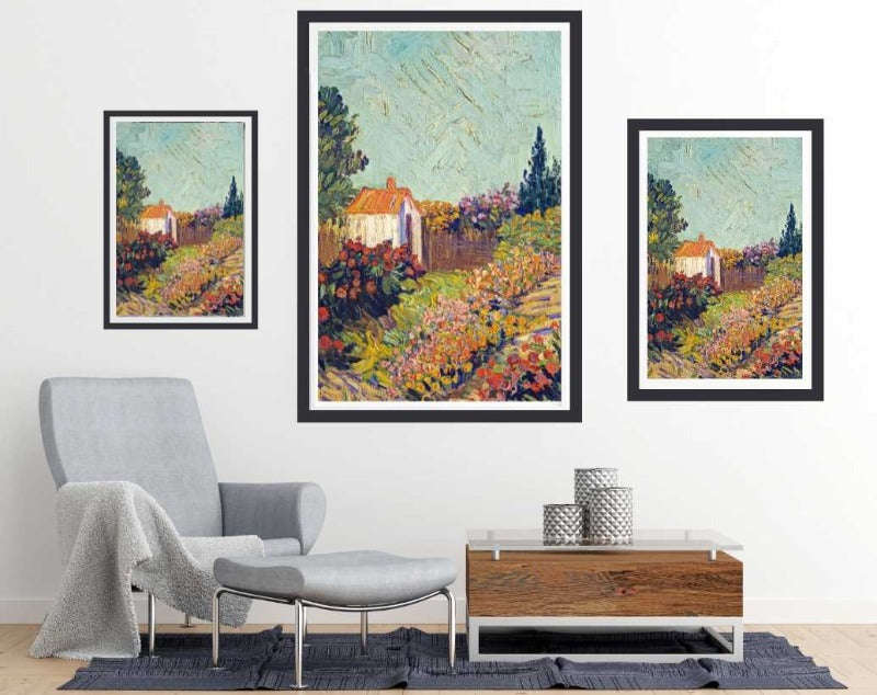 Landscape by Vincent van Gogh - Art poster