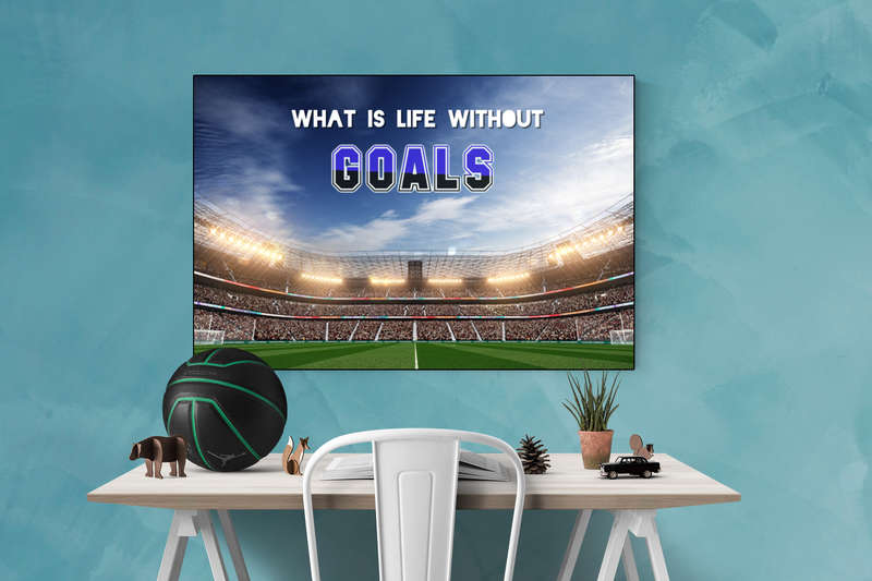 EgoAmo Original - What is life without goals - Poster