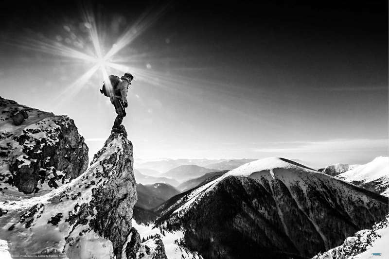 Life At The Top by Hilde Ghesquiere - Mountaineering Sport Poster