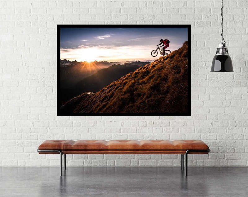 Live The Adventure by Sandi Bertoncelj - Mountain Biking Poster