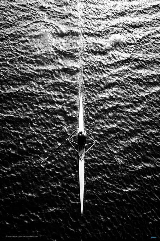 Lone Rower by Hardekopf - Sport Poster