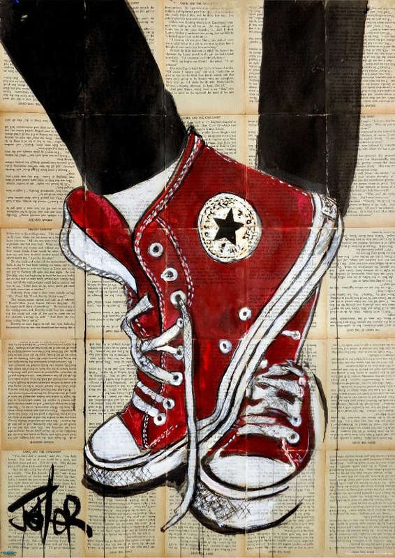 Loui Jover - Big Reds Art Print