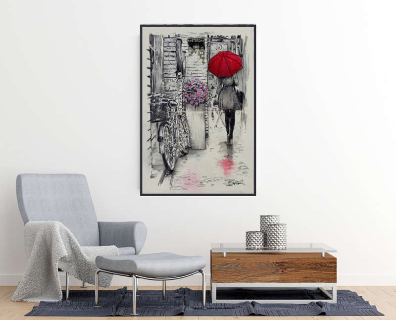 Loui Jover - Amsterdam Walk Art Print