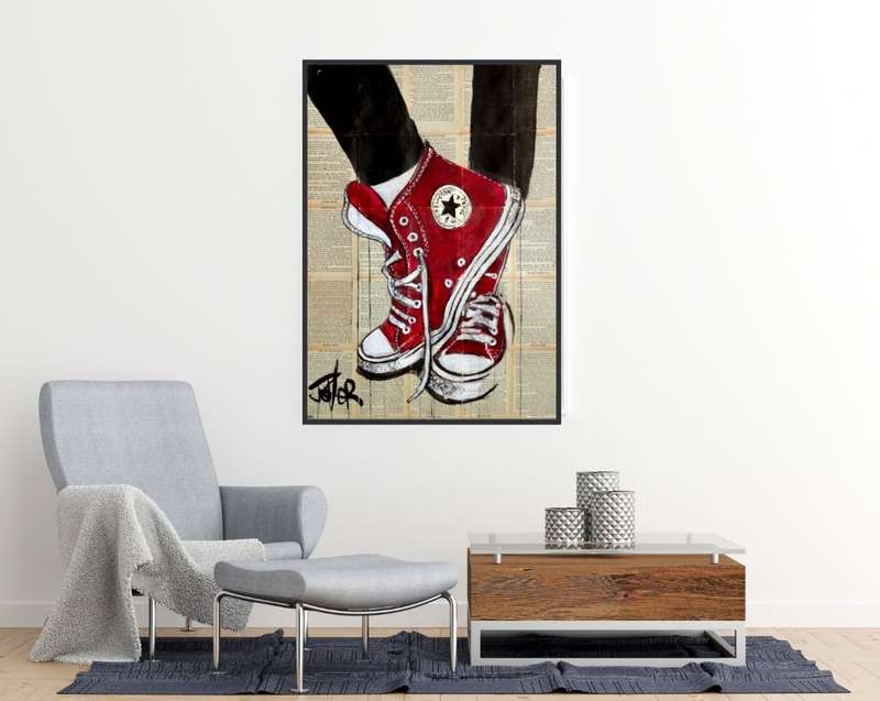 Loui Jover - Big Reds Art Print