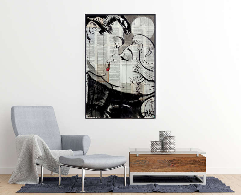 Loui Jover - Pop Kiss Print