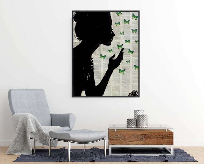 Loui Jover - Simplicity Green Art Print