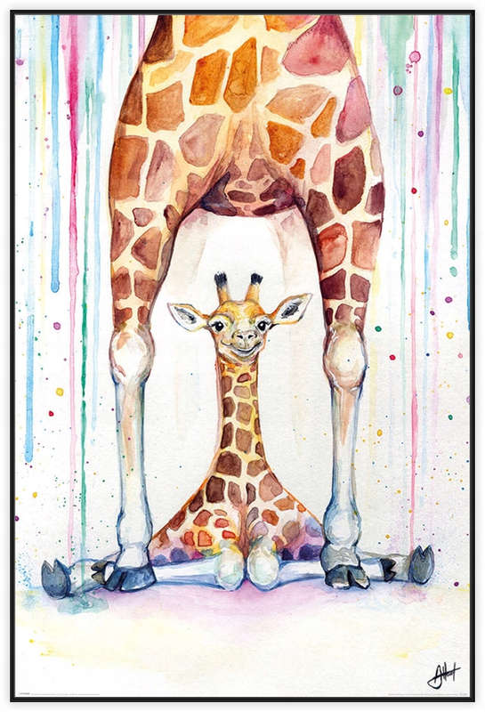 Marc Allante -  Gorgeous Giraffes Poster