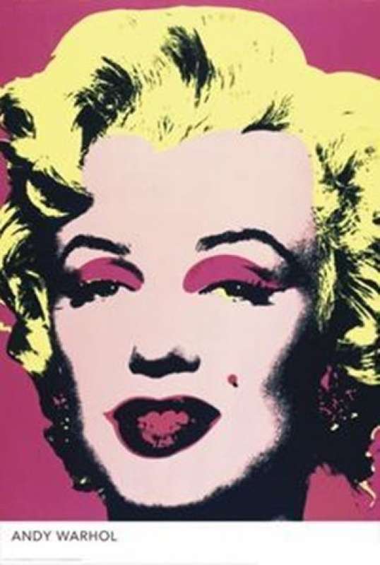 Marilyn by Andy Warhol - Poster