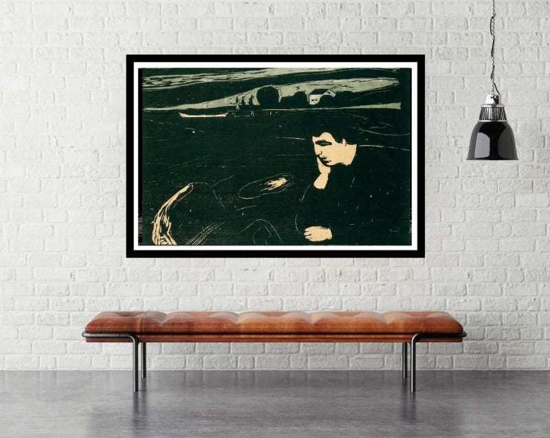 Melancholy III (1902)  by Edvard Munch - Art Poster