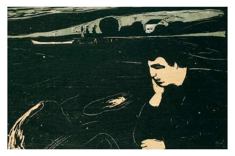 Melancholy III (1902)  by Edvard Munch - Art Poster