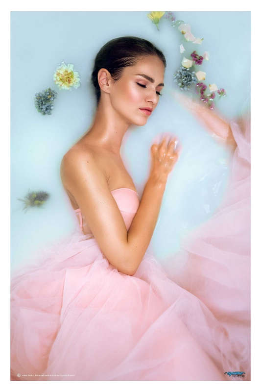 Milk Bath by Adalia Fedur - Photography poster