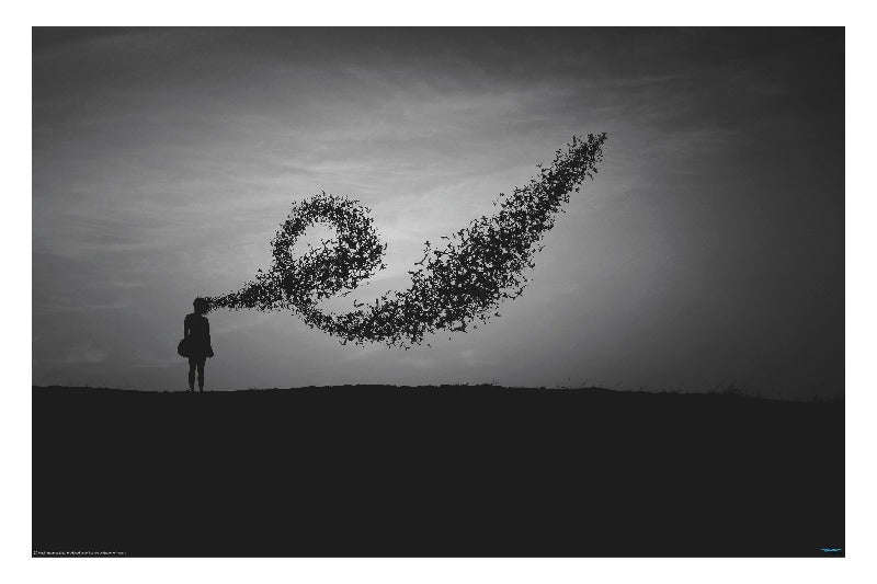 Mind by Radin Badrnia - Surrealism Art Poster