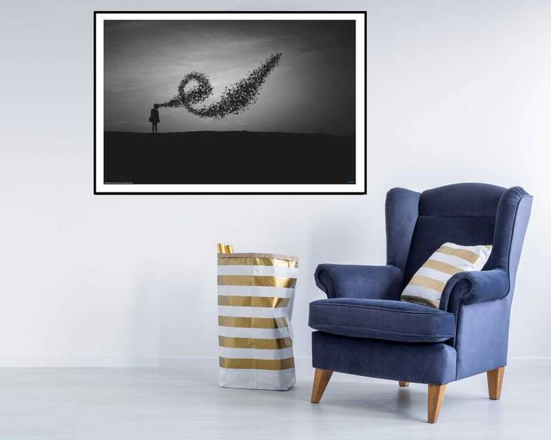 Mind by Radin Badrnia - Surrealism Art Poster