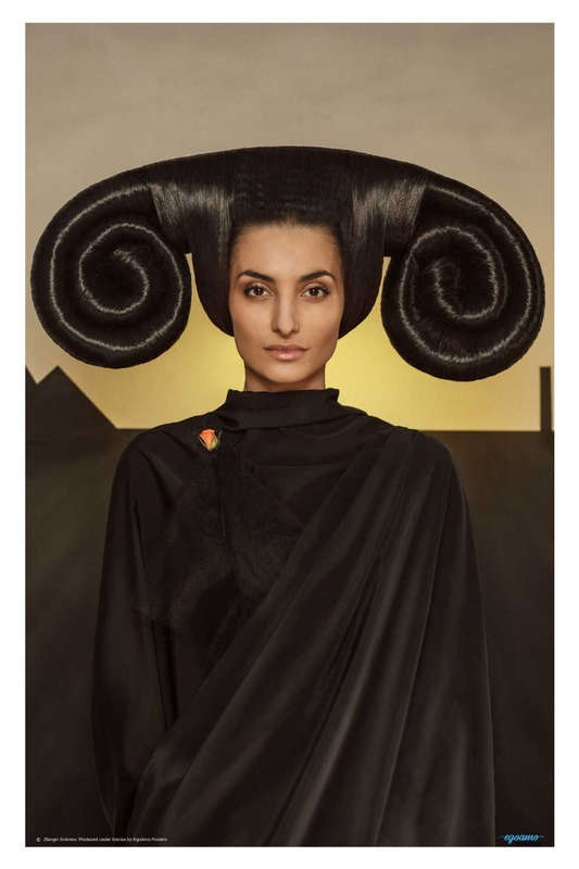 Mistress of the black mountains by  Sergei Smirnov - Surreal - Photography poster