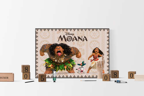 Disney's Moana (Characters) Poster