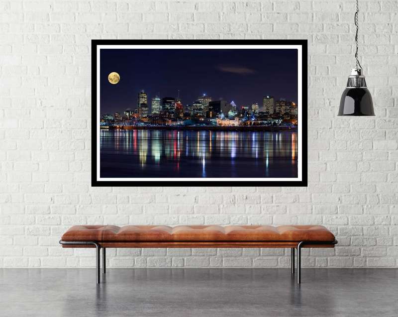 Montreal Night by Yippidu - Travel Photography Poster