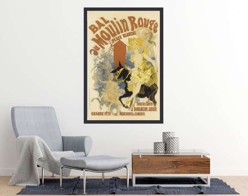 Moulin Rouge Vintage Art Poster