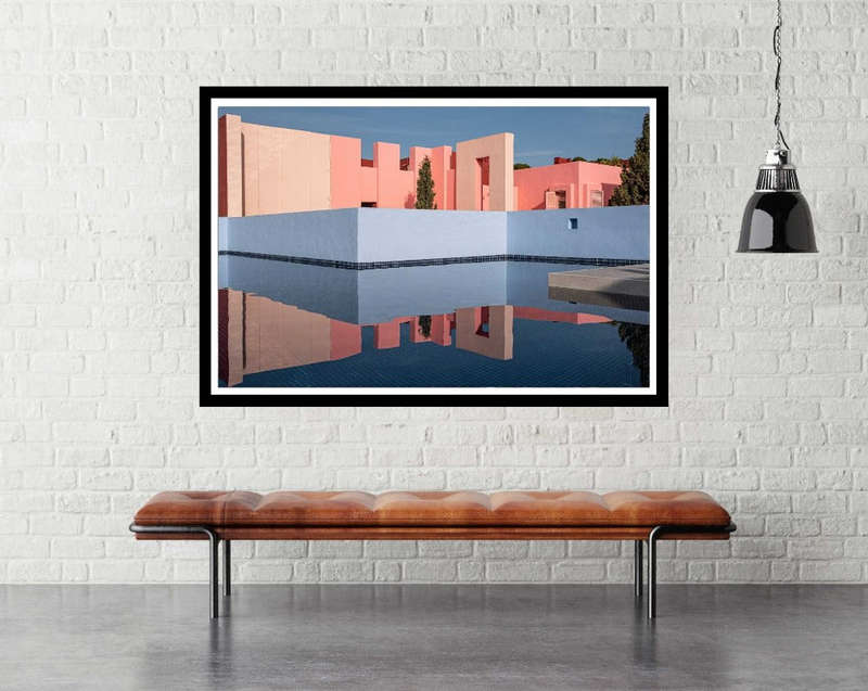 Murralla Rosa by Linda Wride  - Photography Poster