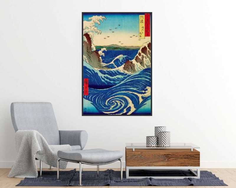 Naruto Whirlpool - Hiroshige Poster