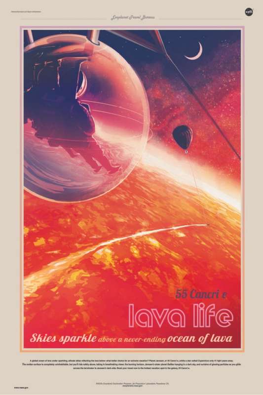 Nasa - 55 Cancri-e Travel Poster