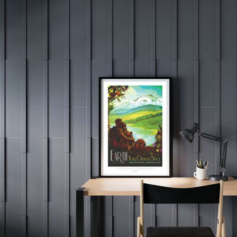 Nasa - Earth Travel Poster
