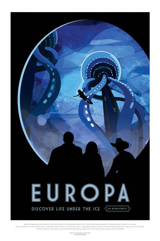 Nasa - Europa Travel Poster
