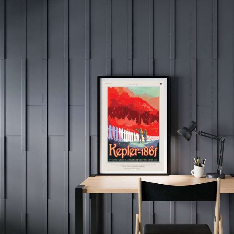 Nasa - Kepler - 186f Travel Poster