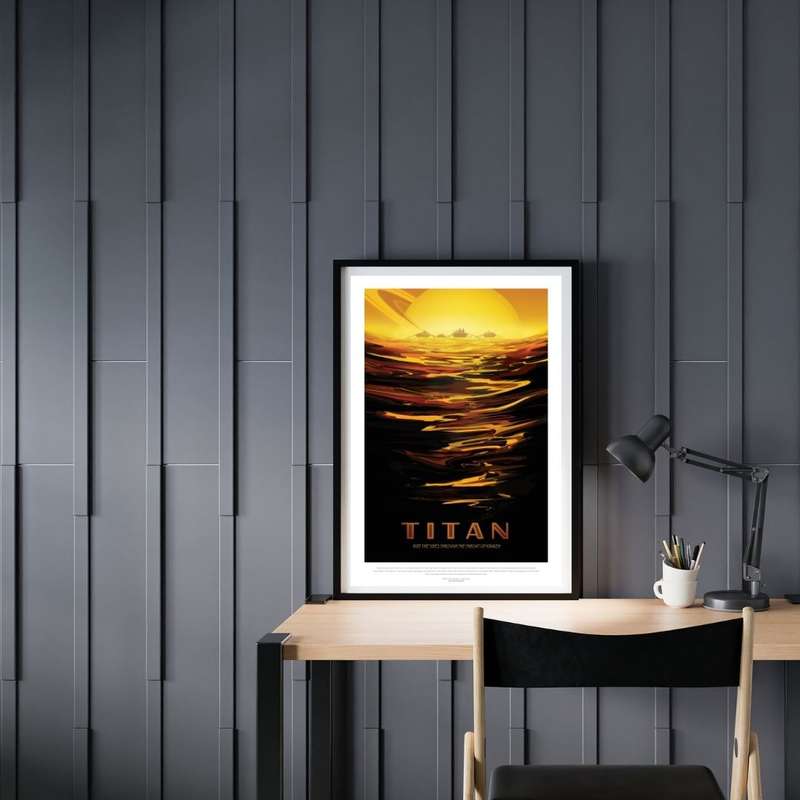 Nasa - Titan Travel Poster