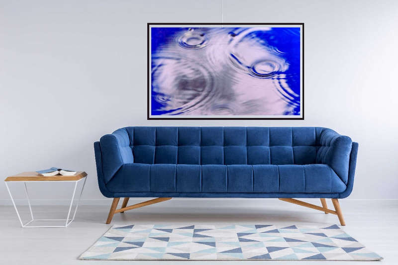 Neon Ripples by Gen NnishIshimamoto - Photography Poster