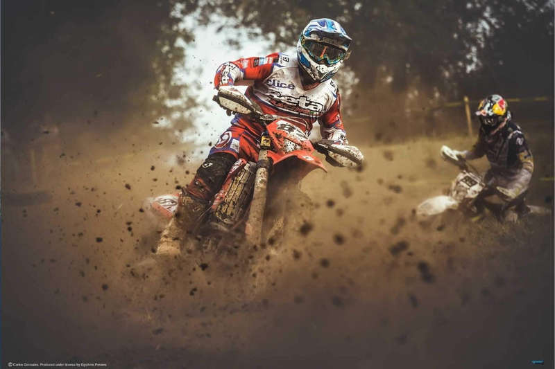Number 87 by Carlos Gonzales - MotoX Sport Poster