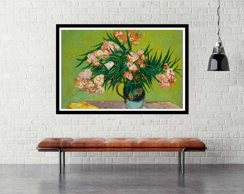Oleanders by Vincent van Gogh - Art poster