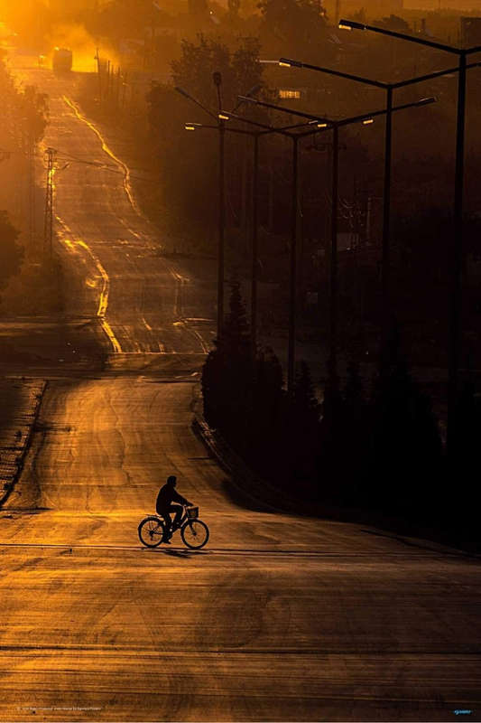 On The Way To Work by Emir Bagci  - Sport Poster
