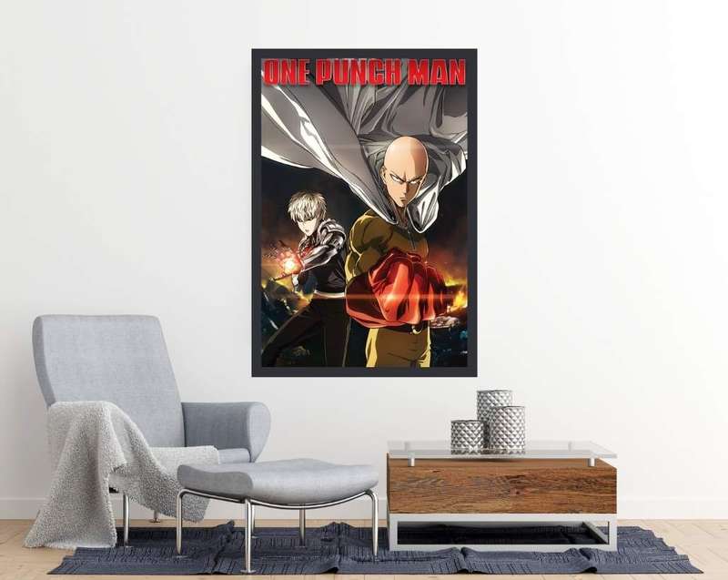One Punch Man Destruction Poster