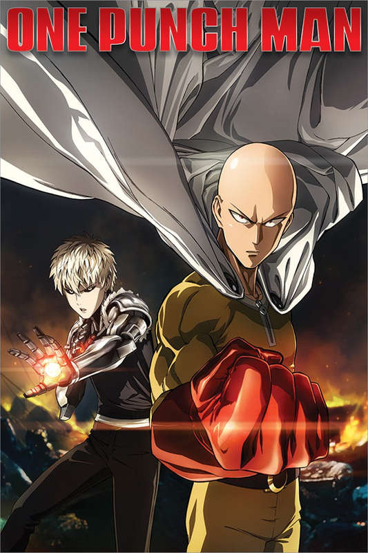 One Punch Man Destruction Poster