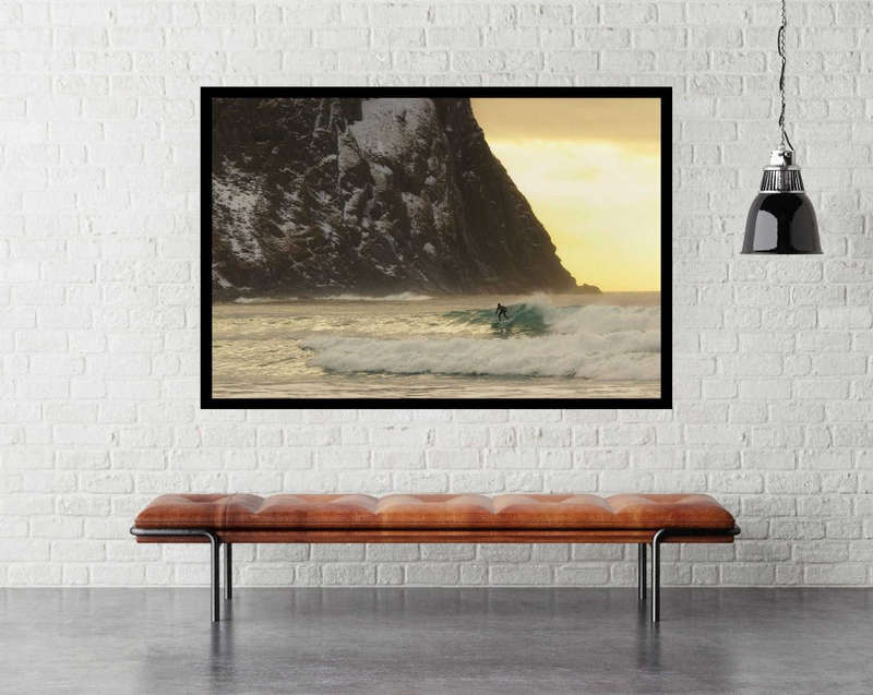 Only The Ocean by Vincent Croce - Surfing Poster