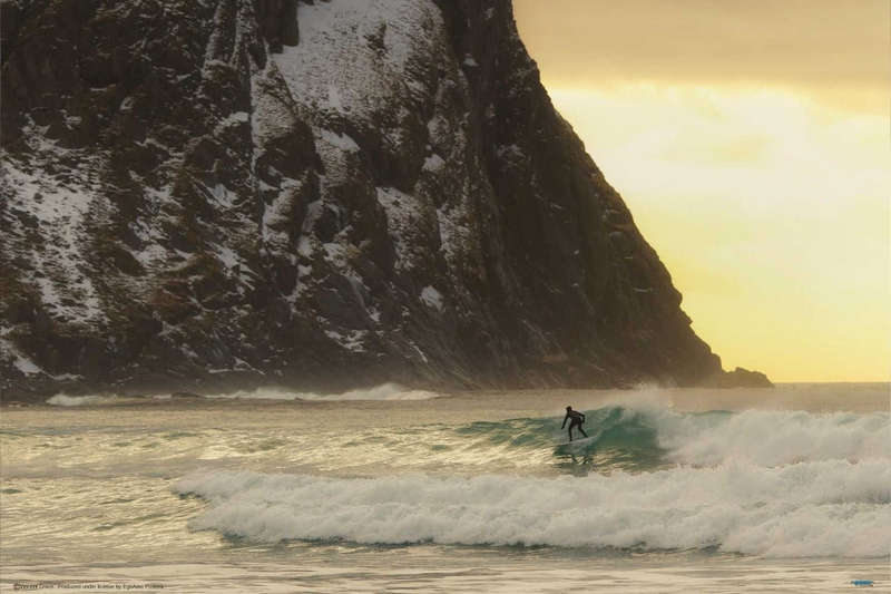 Only The Ocean by Vincent Croce - Surfing Poster