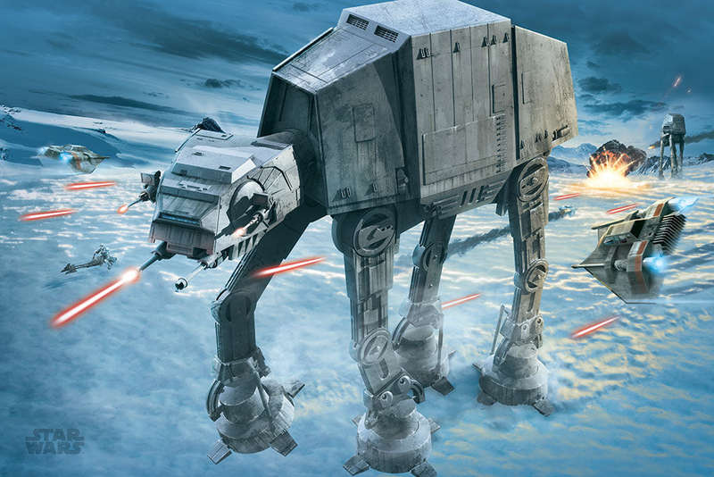 Star Wars - AT-AT Attack - Poster
