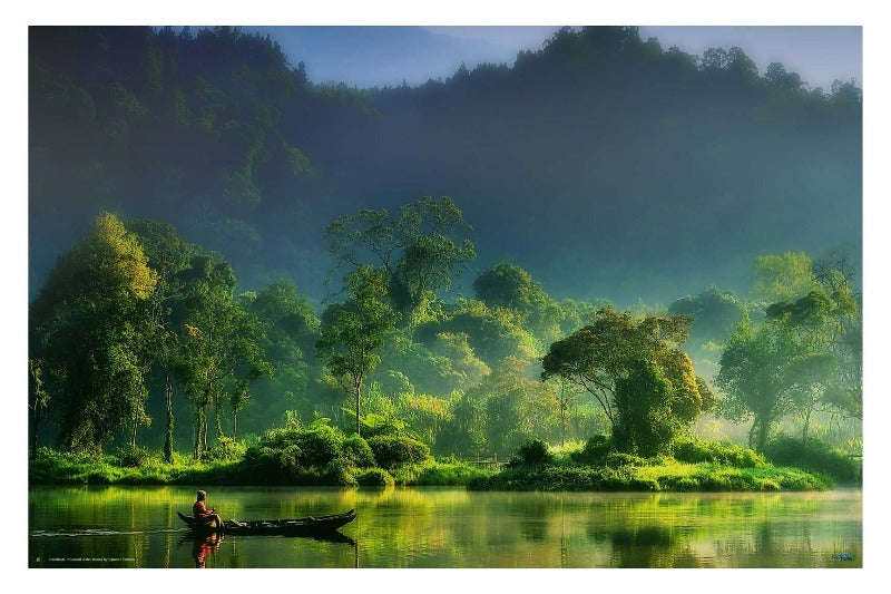 Painting of Nature by Hardibudi, Landscape Poster