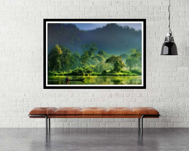 Painting of Nature by Hardibudi, Landscape Poster