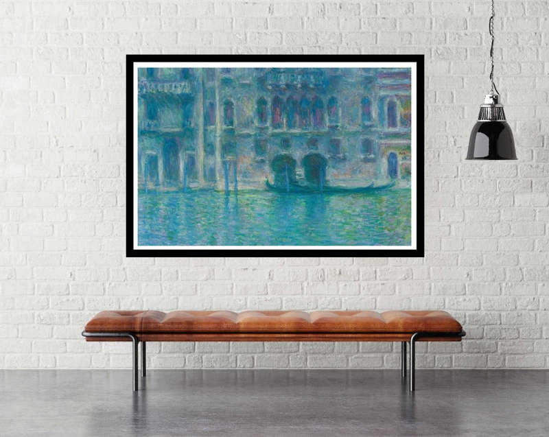Palazzo da Mula, Venice (1908) by Claude Monet - Art Poster