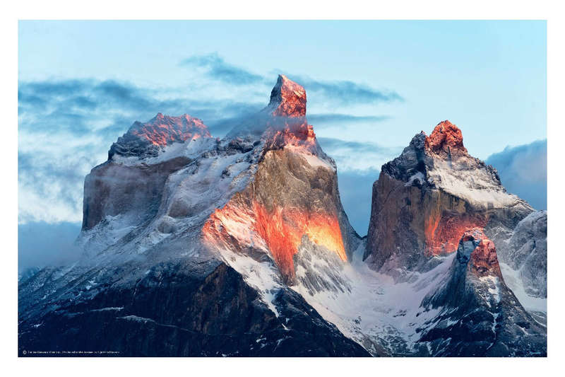 Patagonia, that magic light by Carlos Guevara Vivanco  - photography Poster