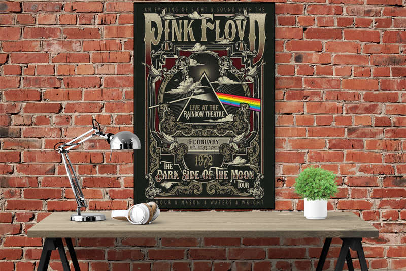 Pink Floyd - Rainbow Theatre - Poster