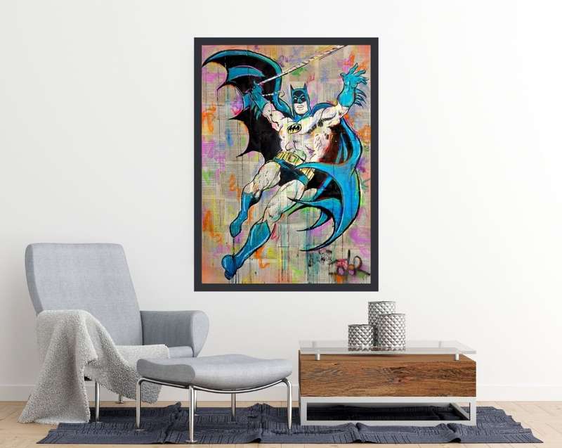 Loui Jover - Pop Bat Hero Art Print
